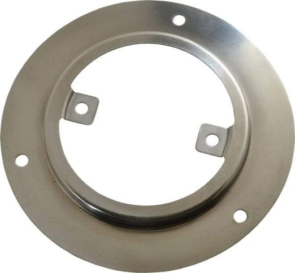 Ashcroft - 1/4 Thread, 3-1/2 Dial Diameter, Stainless Steel Case Material, Wall Flange Pressure Gauge Mounting Kit - 1% Accuracy, 316 Material Grade - All Tool & Supply