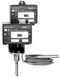 Ashcroft - 150 to 260°F, Watertight Single Setpoint Temp Switch - 10 Ft. Capillary - All Tool & Supply