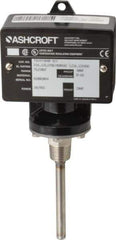 Ashcroft - 75 to 205°F, Watertight Single Setpoint Temp Switch - 4 Inch Rigid Stem - All Tool & Supply