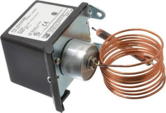 Made in USA - 150 to 650°F, General Service Temp Switch - 25 Resolution, 3/8 x 3-5/8 Bulb - All Tool & Supply