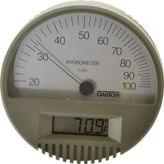 Oakton - 0 to 160°F, 20 to 100% Humidity Range, Thermo-Hygrometer - All Tool & Supply