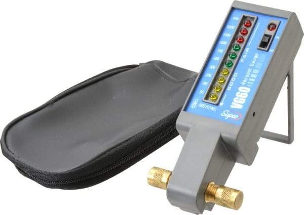 Supco - Vacuum Gauges Type: Electronic Vacuum Gauge Vacuum Range: 50 Microns - All Tool & Supply