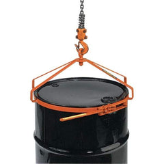 Wesco Industrial Products - 700 Lb Load Capacity, 55 Gal Drum Lifter - 23-1/2" Wide x 12-1/2" High, Steel Wheels - All Tool & Supply