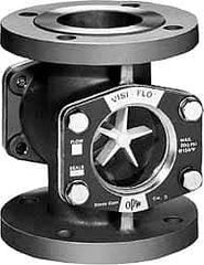 OPW Engineered Systems - 2 Inch, Carbon Steel, Visi-Flo Sight Flow Indicator - 150 Max psi, 7 Inch Overall Length - All Tool & Supply