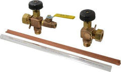 Conbraco - 400 psi Working Pressure, 250 Max psi, Bronze Liquid Level Gage Glass - 400°F Max Operating Temp, 3/4 Inch Thread, PTFE Seal - All Tool & Supply