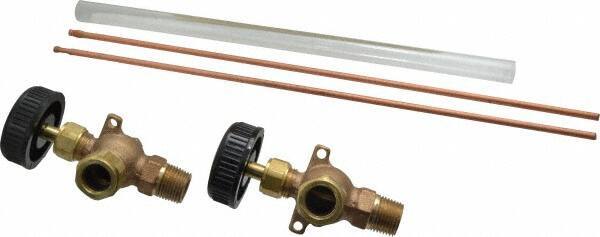 Conbraco - 400 psi Working Pressure, 200 Max psi, Bronze Liquid Level Gage Glass - 400°F Max Operating Temp, 1/2 Inch Thread, EPDM Seal - All Tool & Supply