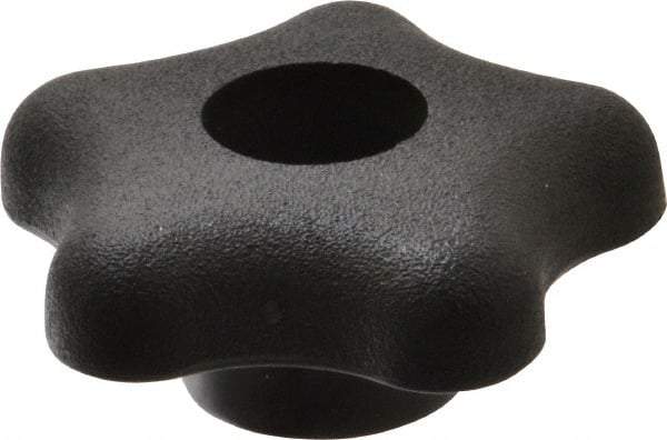 Gibraltar - 2-1/4" Head Diam, 5 Point Star Knob - 5/16" Hole, Polypropylene, Black - All Tool & Supply