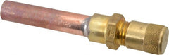 Parker - 500 Max psi, 3/8 Tube Outside Diameter, Extended Copper Tube Access Valve - All Tool & Supply