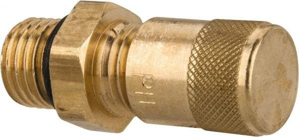 Parker - 500 Max psi, 1/4 Tube OD, Access Valve Assembly Access Valve - Brass - All Tool & Supply