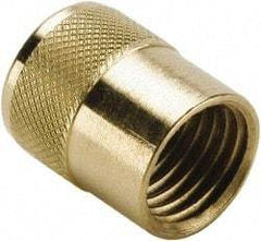 Parker - 3/8" Tube OD Access Valve Quick Seal Cap with Gasket - For Parker Brass Access Valves - All Tool & Supply