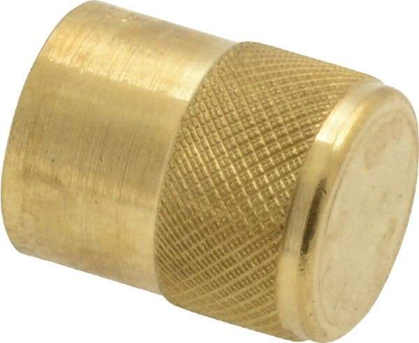 Parker - 1/4" Tube OD Access Valve Quick Seal Cap with Gasket - For Parker Brass Access Valves - All Tool & Supply