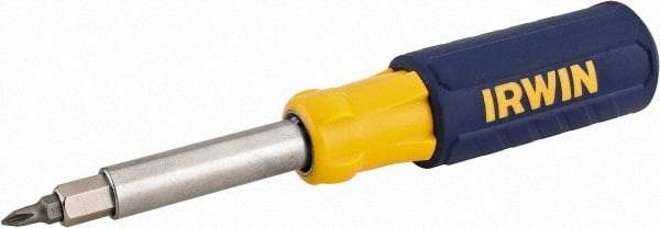 Irwin - Bit Screwdriver - Phillips, Slotted, Square, Nut Driver, 9-in-1 - All Tool & Supply