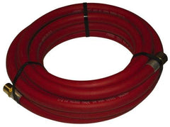 Alliance Hose & Rubber - 1-1/2" ID x 1-1/2" OD 25' Long Multipurpose Air Hose - MNPT x FNPT(Swivel) Ends, 150 Working psi, -40 to 190°F, 1-1/2" Fitting, Red - All Tool & Supply