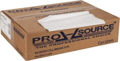 PRO-SOURCE - 0.6 mil Thick, Household/Office Trash Bags - 33" Wide x 39" High, Clear - All Tool & Supply