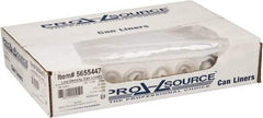 PRO-SOURCE - 0.8 mil Thick, Household/Office Trash Bags - 43" Wide x 48" High, Clear - All Tool & Supply