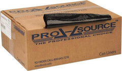 PRO-SOURCE - 1.65 mil Thick, Heavy-Duty Trash Bags - 40" Wide x 46" High, Black - All Tool & Supply