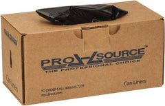 PRO-SOURCE - 1.35 mil Thick, Heavy-Duty Trash Bags - 33" Wide x 40" High, Black - All Tool & Supply