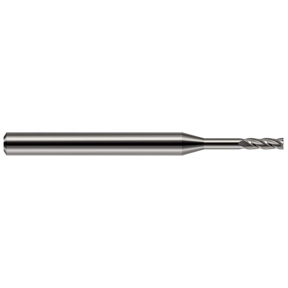 Harvey Tool - 3/32", 0.279" LOC, 1/8" Shank Diam, 1-1/2" OAL, 4 Flute Solid Carbide Square End Mill - Exact Industrial Supply