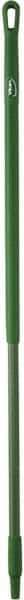 Vikan - 51 x 1-1/4" Fiberglass Squeegee Handle - European Threaded Connection, Green - All Tool & Supply