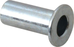 RivetKing - #10-32, 0.08 to 0.13" Grip, 1/4" Drill, Steel Standard Rivet Nut - Zinc Plated, Round Head - All Tool & Supply