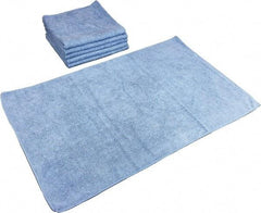 PRO-SOURCE - Reusable Microfiber Wipes - Packet, 16" x 27" Sheet Size, Blue - All Tool & Supply