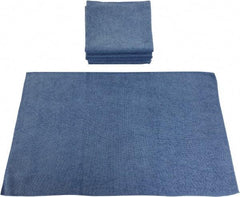 PRO-SOURCE - Reusable Microfiber Wipes - Packet, 16" x 24" Sheet Size, Blue - All Tool & Supply