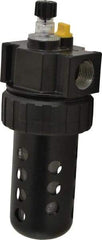 Parker - 3/4" NPT, 150 Max psi Standard Micro Mist Lubricator - Polycarbonate Bowl with Sight Glass, Zinc Body, 90 CFM, 125°F Max Temp, 3.24" Wide x 9.27" High - All Tool & Supply