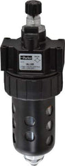 Parker - 1/4" NPT, 150 Max psi Intermediate Mist Lubricator - Polycarbonate Bowl with Sight Glass, Zinc Body, 40 CFM, 125°F Max Temp, 2.81" Wide x 7.82" High - All Tool & Supply