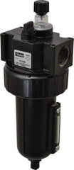 Parker - 3/4" NPT, 250 Max psi Standard Mist Lubricator - Metal Bowl with Sight Glass, Zinc Body, 90 CFM, 175°F Max Temp, 3.24" Wide x 9.27" High - All Tool & Supply