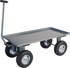 Jamco - 2,000 Lb Capacity Steel Wagon Truck - Steel Deck, 24" OAW - All Tool & Supply