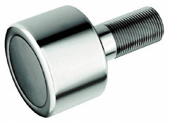 Accurate Bushing - 1-3/4" Roller Diam x 1-3/16" Width, 3/4" Stud Diam x 1-3/4" Length, Plain Load Roller - Steel, 7/8" Thread Length, 3/4-16 Thread, 2,520 Lb Dynamic Cap, 1,370 Lb Static Cap - All Tool & Supply