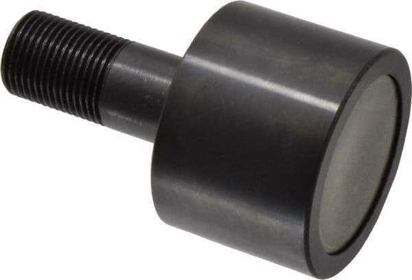 Accurate Bushing - 2-1/4" Roller Diam x 1-11/16" Width, 7/8" Stud Diam x 2" Length, Plain Load Roller - Steel, 1-1/8" Thread Length, 7/8-14 Thread, 3,490 Lb Dynamic Cap, 2,000 Lb Static Cap - All Tool & Supply