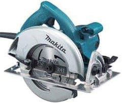 Makita - 15 Amps, 7-1/4" Blade Diam, 5,800 RPM, Electric Circular Saw - 120 Volts, 10' Cord Length, 5/8" Arbor Hole, Right Blade - All Tool & Supply