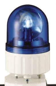 Schneider Electric - 24 VAC/VDC, 125 mAmp, Rotating Beacon LED Light - Surface Mounted, 5.81 Inch High, 84mm Diameter, 138 Flashes per min - All Tool & Supply