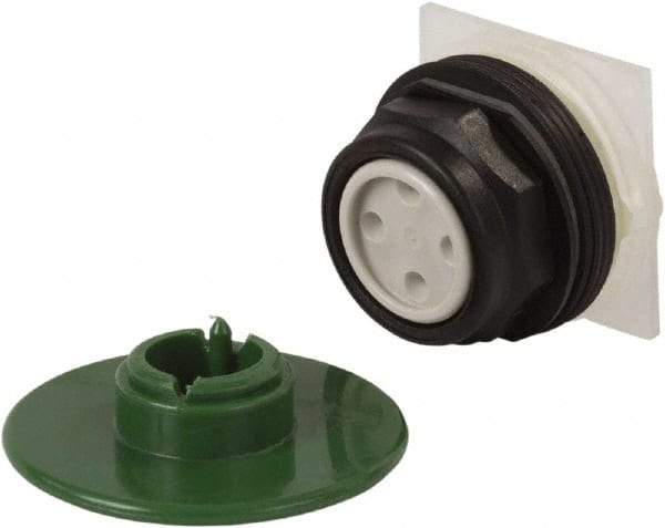 Schneider Electric - 30mm Mount Hole, Extended Mushroom Head, Pushbutton Switch Only - Round, Green Pushbutton, Momentary (MO) - All Tool & Supply