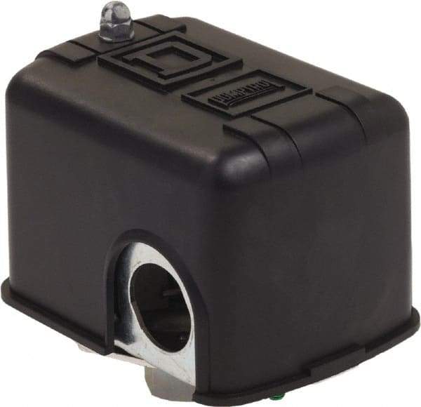 Square D - 1 and 3R NEMA Rated, 100 to 200 psi, Electromechanical Pressure and Level Switch - Fixed Pressure, 575 VAC, L1-T1, L2-T2 Terminal, For Use with Square D Pumptrol - All Tool & Supply