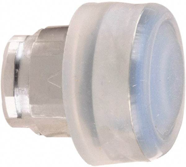 Schneider Electric - 22mm Mount Hole, Extended Straight, Pushbutton Switch Only - Round, Blue Pushbutton, Nonilluminated, Momentary (MO) - All Tool & Supply