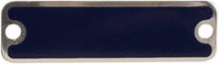 Schneider Electric - Aluminum Legend Plate - Blank - Blue Background, 1.22 Inch Hole Diameter - All Tool & Supply