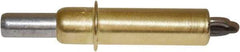 Zephyr Tool Group - #10 3/16" Pin Diam, Brass Cleco Fastener - Standard Length, 1/4 to 1/2" Grip - All Tool & Supply