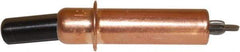 Zephyr Tool Group - #30 1/8" Pin Diam, Copper Cleco Fastener - Standard Length, 0 to 1/2" Grip - All Tool & Supply