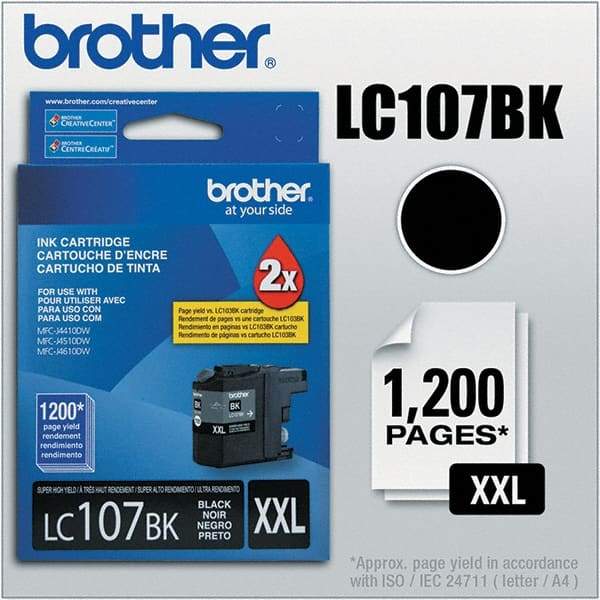 Brother - Black Ink Cartridge - Use with Brother MFC-J4310DW, J4410DW, J4510DW, J4610DW, J4710DW - All Tool & Supply