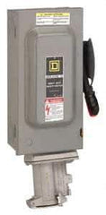 Square D - 60 Amp, 600 VAC, 3 Pole Fused Safety Switch - NEMA 1, 50 hp at 600 VAC (Triple Phase) - All Tool & Supply