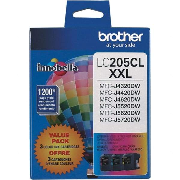 Brother - Cyan, Magenta & Yellow Ink Cartridge - Use with Brother MFC-J4320DW, J4420DW, J4620DW, J5520DW, J5620DW, J5720DW - All Tool & Supply