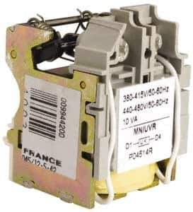 Square D - Circuit Breaker Undervoltage Trip - 380-480 VAC Control Voltage, Use with H-Frame Circuit Breakers, J-Frame Circuit Breakers, L-Frame Circuit Breakers - All Tool & Supply