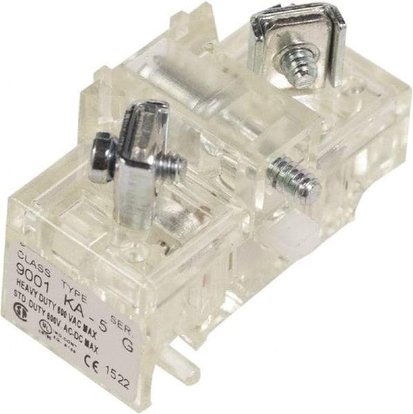 Schneider Electric - NC, 10 Amp, Electrical Switch Contact Block - 600 Volt, Screw and Solder Terminal, 1.18 Inch Hole, 30mm Hole - All Tool & Supply