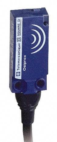 Telemecanique Sensors - NPN, Flat, Inductive Proximity Sensor - 3 Wires, IP68, 12 to 24 VDC, 15mm Wide - All Tool & Supply