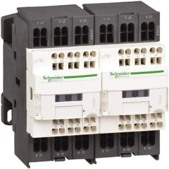 Schneider Electric - 3 Pole, 120 Coil VAC at 50/60 Hz, 9 Amp at 440 VAC, Reversible IEC Contactor - 1 Phase hp: 0.5 at 115 VAC, 1 at 230/240 VAC, 3 Phase hp: 2 at 200/208 VAC, 2 at 230/240 VAC, 5 at 460/480 VAC, 7.5 at 575/600 VAC - All Tool & Supply