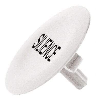 Schneider Electric - Flush Pushbutton Switch Cap - White, Round Button, Nonilluminated - All Tool & Supply