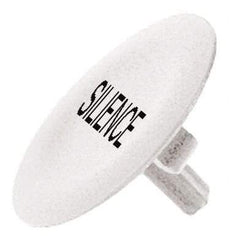 Schneider Electric - Flush Pushbutton Switch Cap - White, Round Button, Nonilluminated - All Tool & Supply