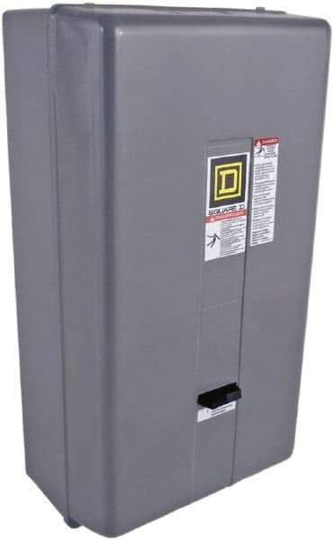 Square D - 120 Coil VAC at 60 Hz, 208 Coil VAC at 60 Hz, 90 Amp, NEMA Size 3, Nonreversible Enclosed Enclosure NEMA Motor Starter - 3 Phase hp: 25 at 200 VAC, 30 at 230 VAC, 50 at 460 VAC, 50 at 575 VAC, 1 Enclosure Rating - All Tool & Supply